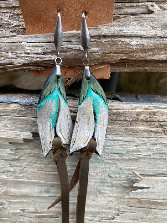 Moon Flower Earrings