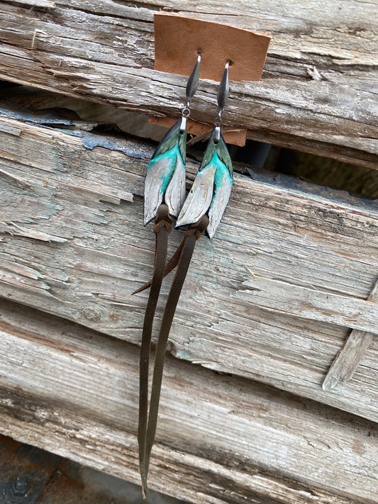 Moon Flower Earrings