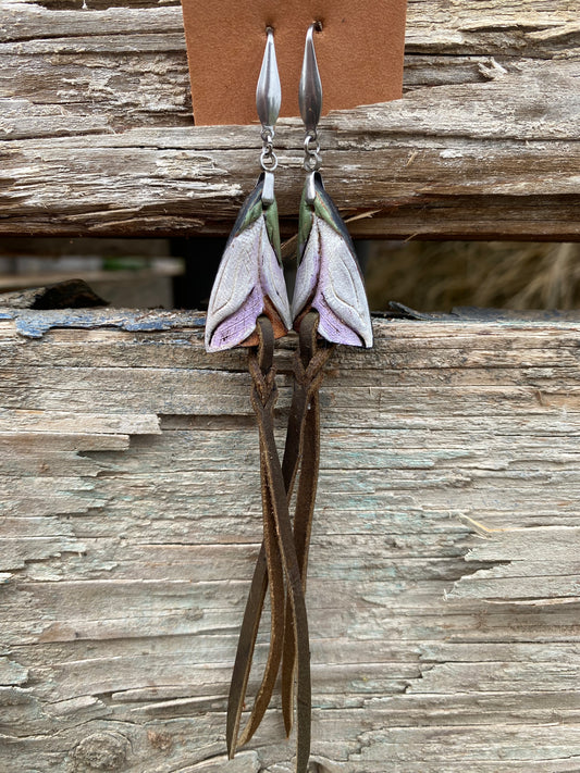 Moon Flower Earrings