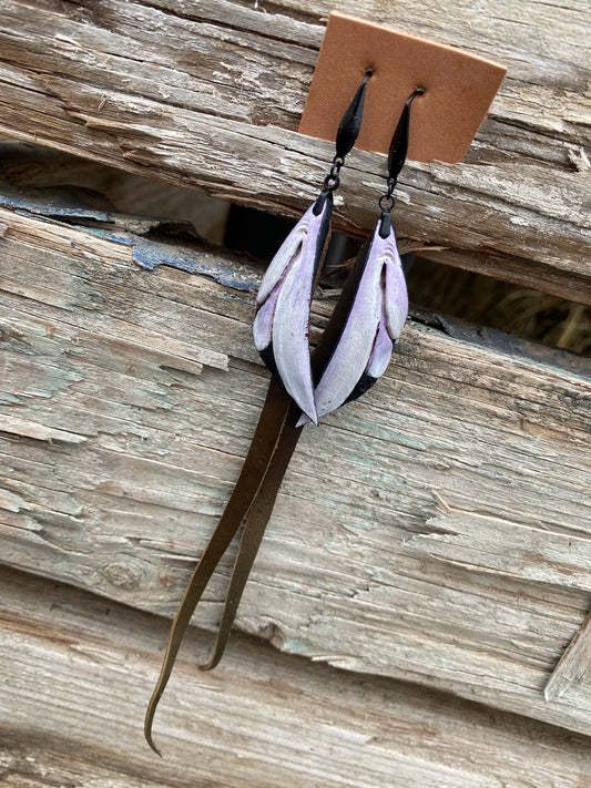 Moon Flower Earrings