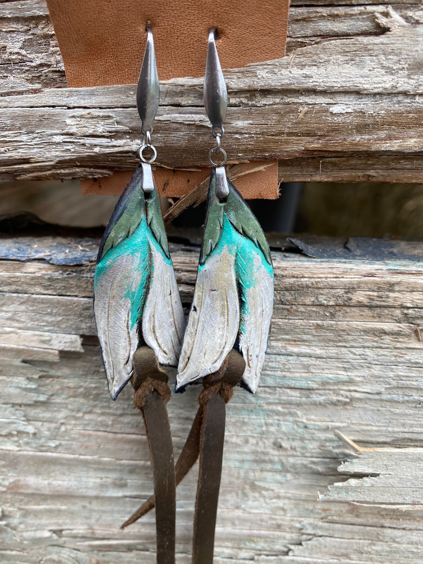 Moon Flower Earrings