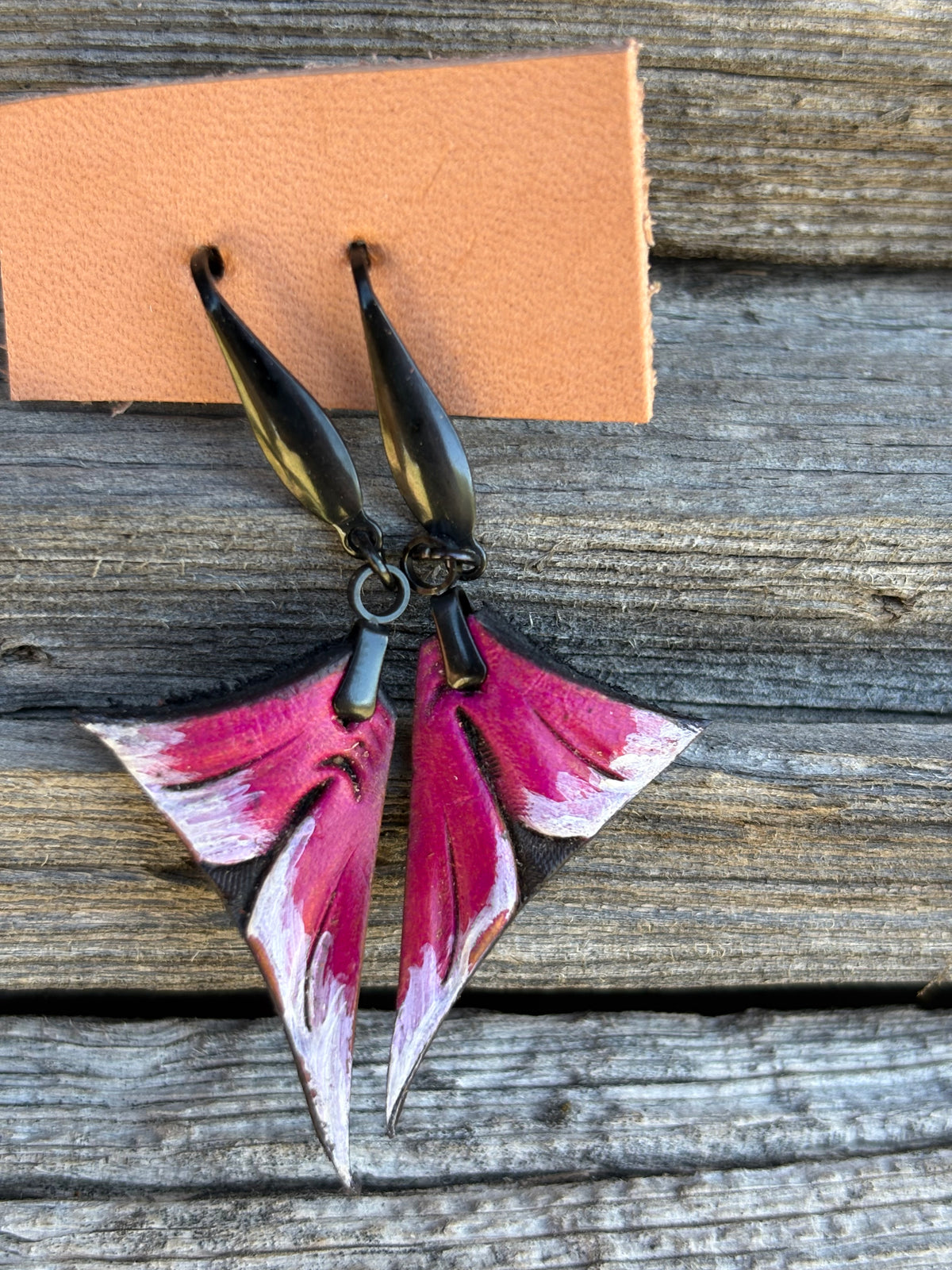 Purple Pedal Earrings