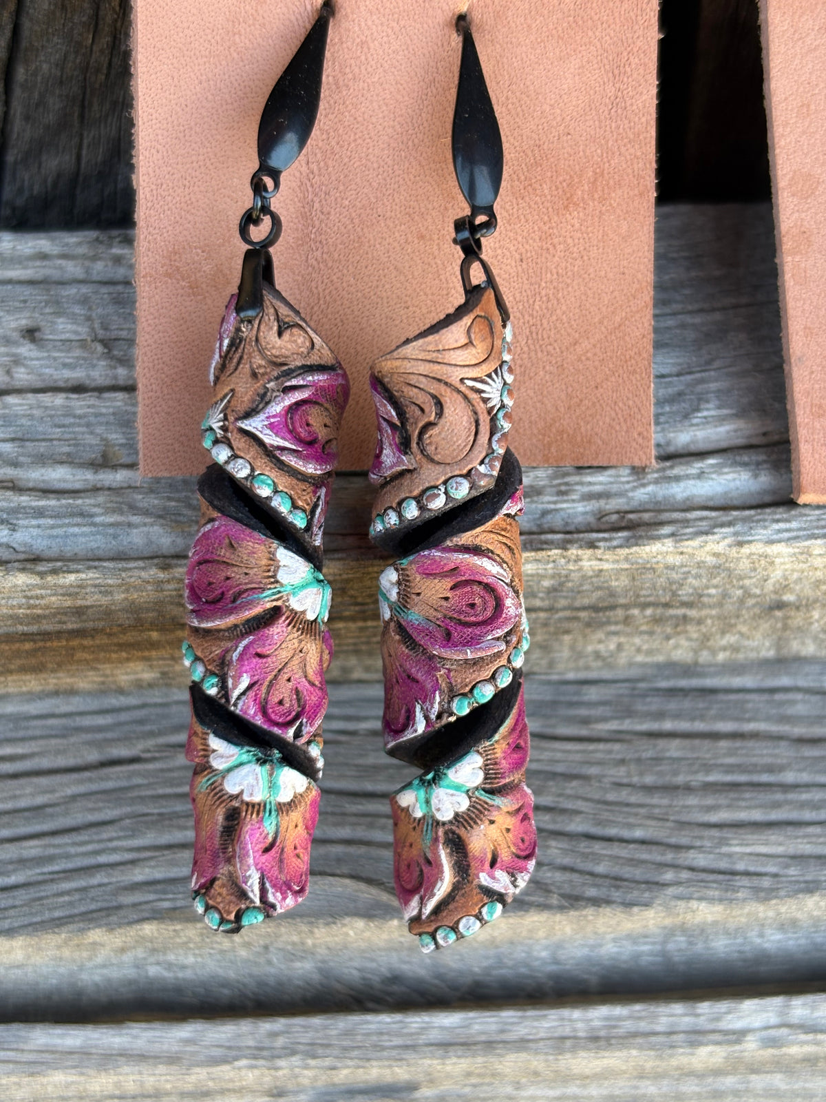 Spiral Floral Earrings