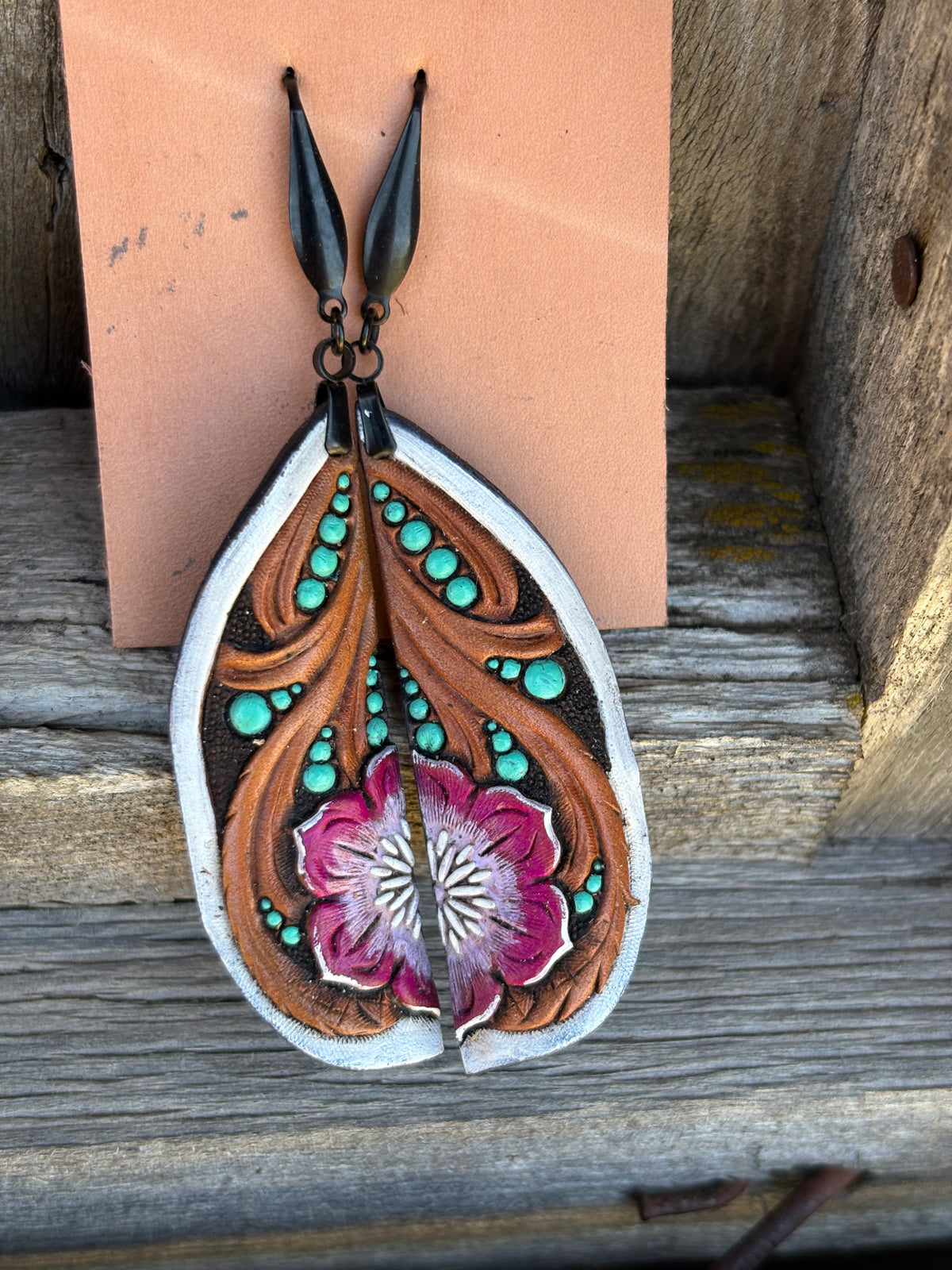 Floral Split Earrings