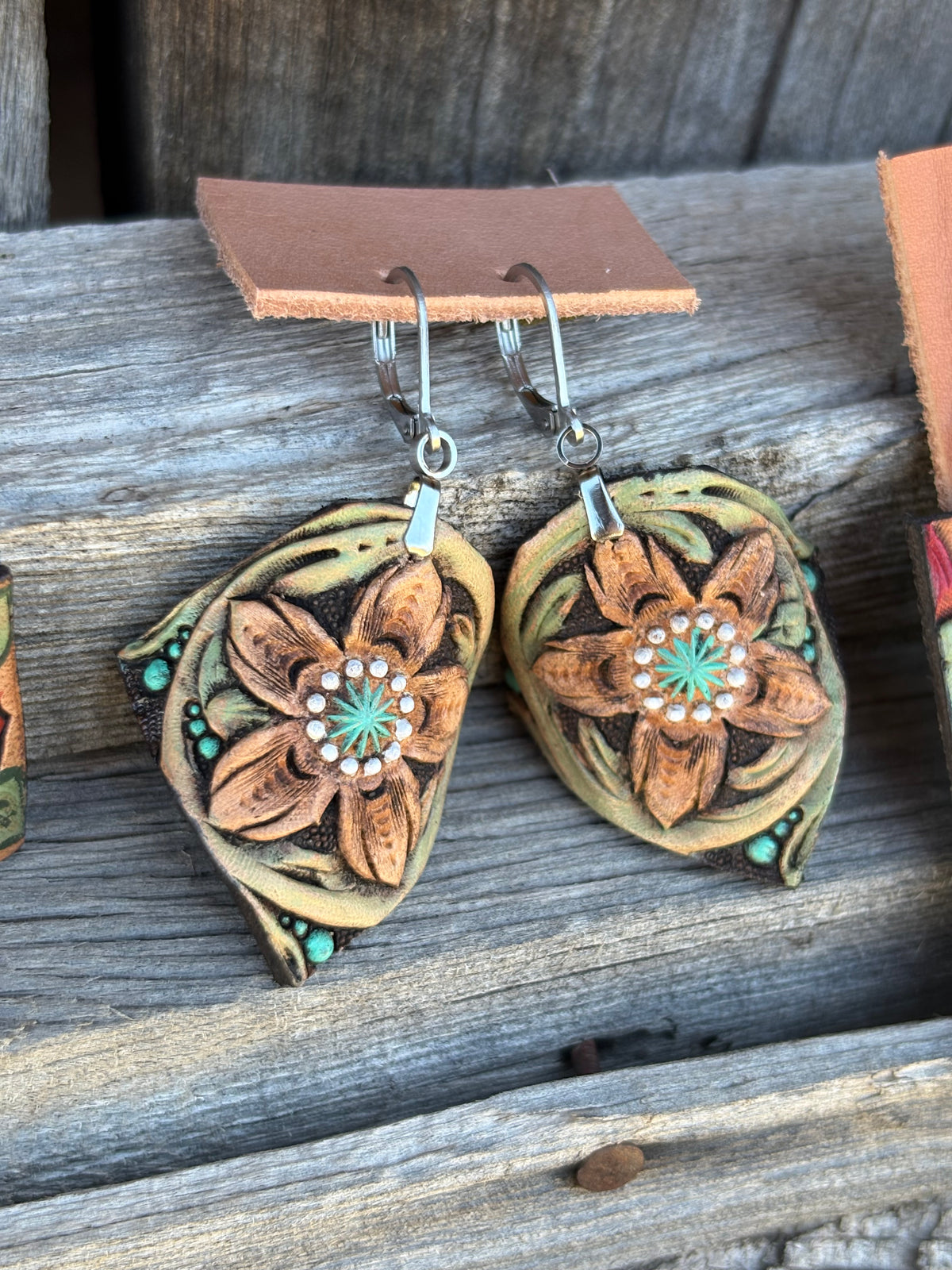 Star Floral Earrings